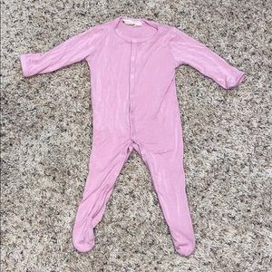 Kyte baby pink footie pajamas